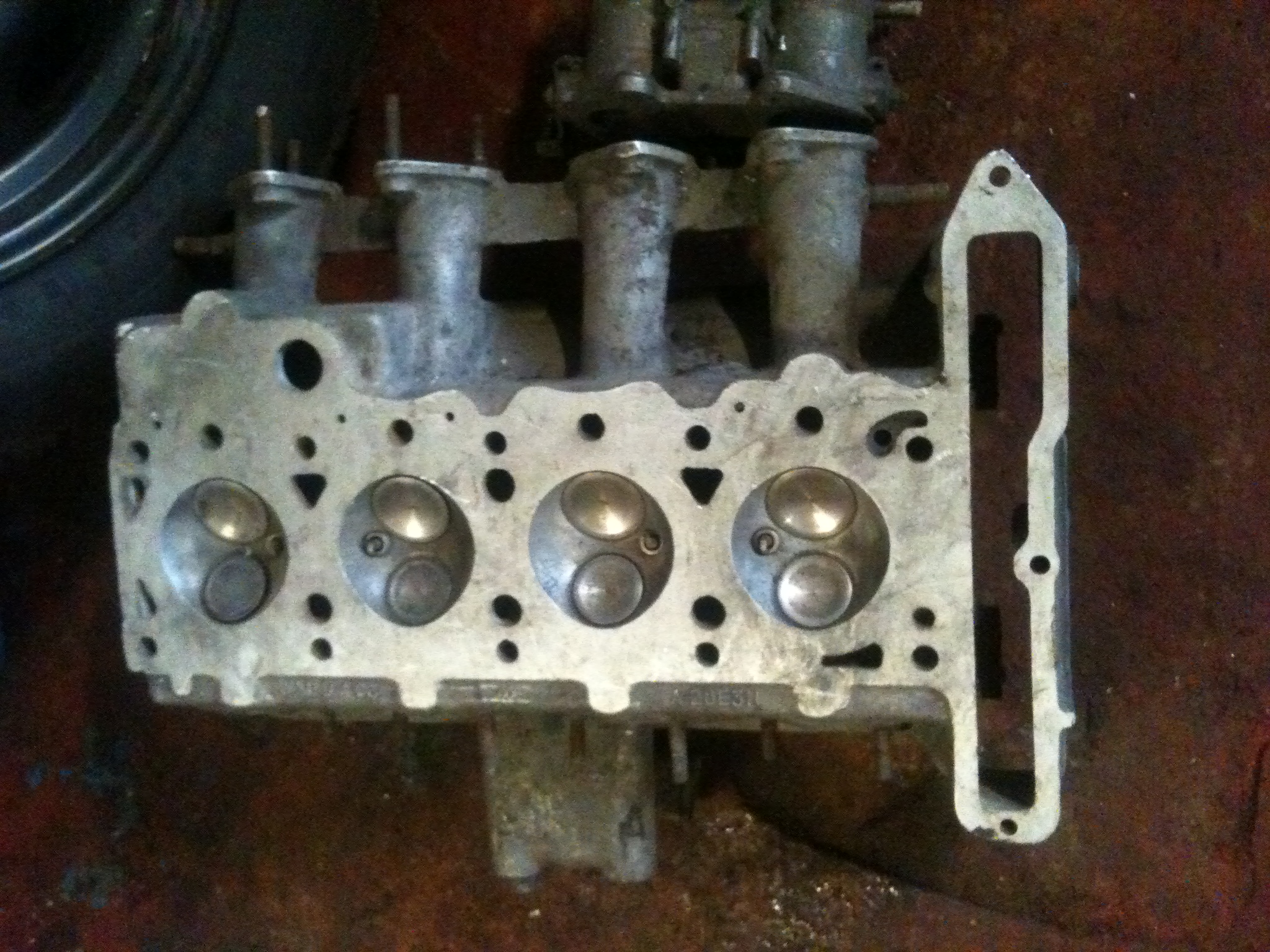 LOTUS TWIN CAM HEAD, with cams and valves